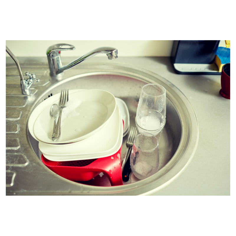 washing up